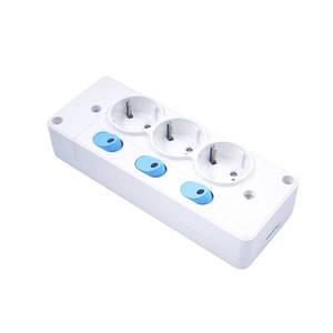 위너스 개별 노출 콘센트 스위치부착형 3구