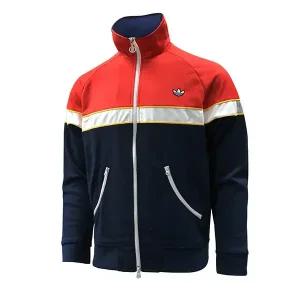 아디다스 오리지널 트랙탑 남자 져지 집업 레드네이비 FM2192