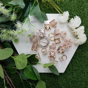 3+1 힙쓸 스카프링 엣지 클립 매듭 고정링 진주 핀 홀더 매는 타이 쁘띠 스카프고리 20종