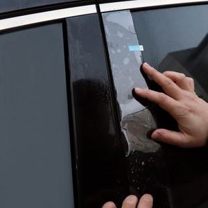 2021 4세대 카니발 B필러기둥 기스방지 투명필름랩핑 몰딩 실외 익스테리어 가드 악세사리용품