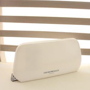 엠포리오 아르마니 파우치 클러치 화이트 rubber 파우치주머니포함