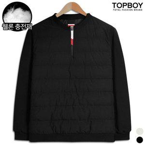 [탑보이]W1105 반집업 웰론 패딩 맨투맨  SUH042 _P091065342
