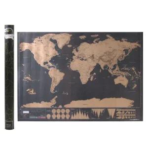 아트박스/디자인에버 독도는 우리땅 블랙 스크래치 세계지도 여행지도