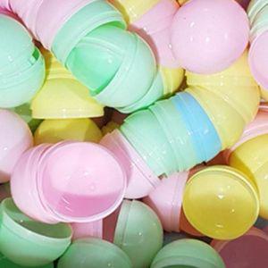 파스텔색상 불투명 생일 이벤트 동호회 뽑기캡슐 60mm 15개묶음