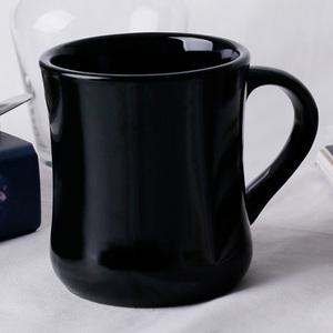 마테라 카페 아웃백 머그컵 블랙 머그잔 커피 도자기 물컵