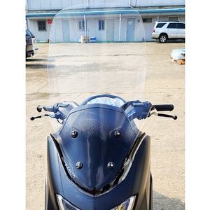 야마하 NMAX 21년식 스크린 윈도우 투명 스모그 순정대비 방풍 효과 증가 N-MAX125 윈드스크린 21년형