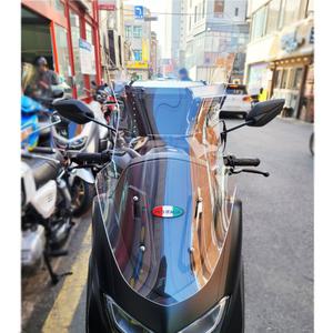 프로이탈리아 NMAX 21년이전 윈드스크린 윈도우 투명 스모그 순정대비 방풍 효과가 뛰어남 엔맥스125