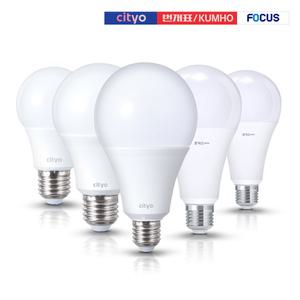 포커스 씨티오 번개표 LED 전구 램프 벌브 8W 10W 12W 15W 20W 주광색 전구색