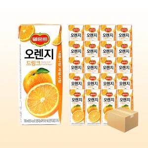 델몬트 오렌지 드링크 190ml x 24팩(1박스) 음료수 과즙