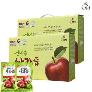선비촌 사과즙 100ml 30포+30포