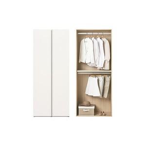 한샘 아트월 일반옷장 90cm(높이216cm) 2단 행거형