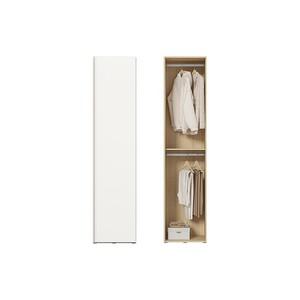 한샘 아트월 일반옷장 50cm(높이216cm) 2단 행거형