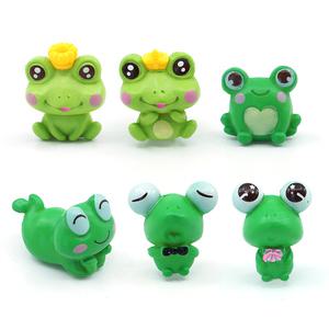 테라리움 만들기 재료 미니 개구리 피규어 6종 세트