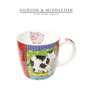 [기타][허드슨&미들튼] 영국 머그 본차이나 York/BEST PLACES(Milk Cow) 1p