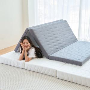[리브맘] 접었다 펼치는 3단접이식 / 탄탄한 3단접이식 매트리스 토퍼 / 듀라쿨 냉감 에어클라우드 3단접이식