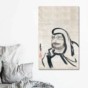 아트박스/우아한 달팽이 액운을 막아주는 그림 달마도 캔버스 액자 35x55cm