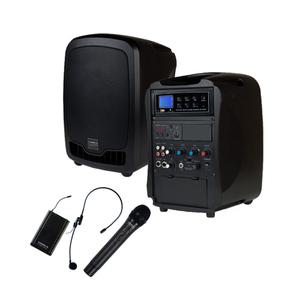 카날스 AT-115BN 150W 1CH 자동채널 충전식 포터블 앰프 무선마이크 USB SD카드 블루투스