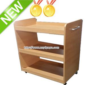 AN이동식 북트럭 사무용가구 학원 카트 학교 수납장 병원가구 책꽂이책장 도서관 유치원 책운반