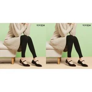 [롯데백화점]비비안 (1+1) 100D 세이프 기모레깅스 TS0437
