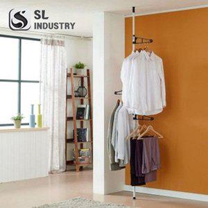 [핫트랙스]베이직 고정식 1단 폴행거블랙1단