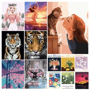 [YURA] NEW DIY 유화 명화그리기 세트 페인팅 물감두배 마스킹테이프 10종붓