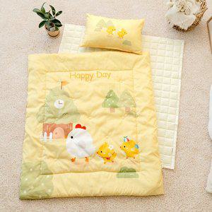 [아이자리]항균 사계절 4종구성 분리형 낮잠이불 해피데이