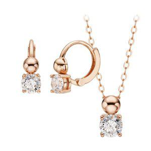 [골드리아] 14k/18k 아가볼큐 여성 목걸이 귀걸이 세트