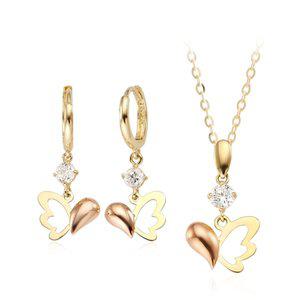 [골드리아] 14k/18k 엔젤리쉬 여성 목걸이 귀걸이 세트
