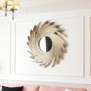 아트박스 아트유 FP-118 노체 은금 원형 벽거울