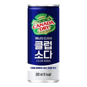 캐나다드라이 클럽소다 250mlx30캔x2박스