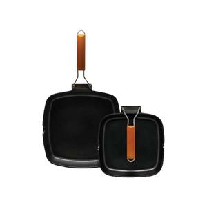 벨라쿠진 24cm & 28cm 사각 인덕션 후라이팬 2종 세트, 1개