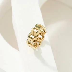 [제이로사] 14k 체인 링크 볼드 도도 반지