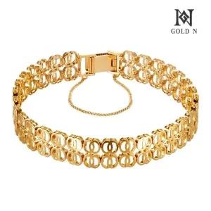 [골드앤] 14K 에스뜨레아 두줄 팔찌 중