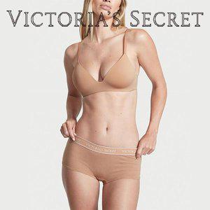 [빅토리아시크릿][국내]빅토리아시크릿 속옷 로고 면 사각 네모팬티 65H8 바디프로필 빅시