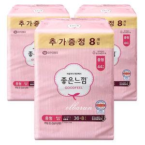 좋은느낌 오리지널 울트라슬림 날개 중형 36+8(44)매 X3개