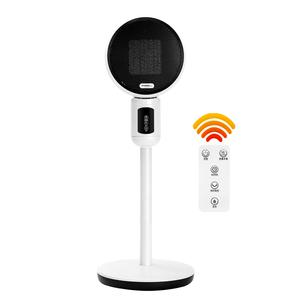 PTC 전기 온풍기 스탠드 가정용 사무실 거실 팬히터 난방기 리모컨 써큘레이터형 온풍히터