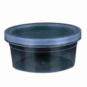 원형 투명 보관통 악세사리 슬라임 다용도 휴대