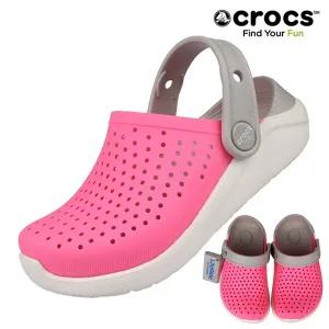 CROCS 당일발송 라이트라이드 클로그 키즈 205964-6QR
