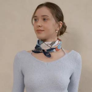 [롯데백화점]엘르 E벨트블럭 실크 스카프 SE321S304