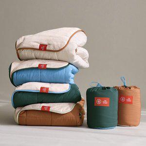 [보웰]먼지없는 패딩담요 콤비 극세사 담요 중사이즈 캠핑담요