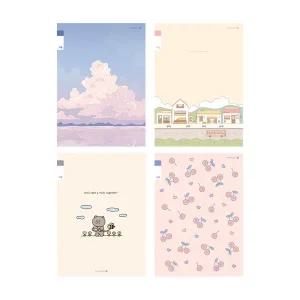 모닝글로리 1000 초등3-6 무제 노트 21줄 1묶음(10권)