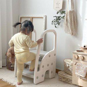 [라비베베] 안전손잡이 와이드 3단 디딤대