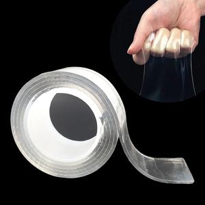 제이제이원 초강력 실리콘 양면 테이프 1M 투명 나노 접착 벽에 자동차 블랙박스 다용도 테잎