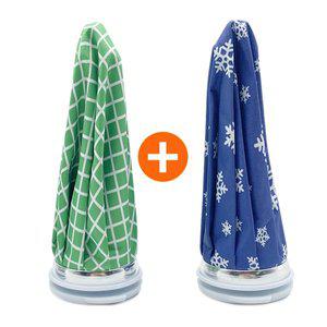 얼음주머니 얼음찜질팩 얼음팩 보온 보냉 골프 냉온주머니 대형 22cm 2개