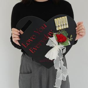 어버이날 용돈 카네이션 돈다발 이벤트 선물 [3color 돈 꽃 하트 플라워 박스 상자 부모님 생일 생신]