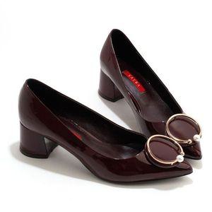 [갤러리아] SAERA 세라 펌프스 S19P420 와인 5CM