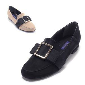 [갤러리아] 세라 사틴스판 사각 장식 펌프스힐 로퍼 TJP21461 베이지 1.5CM