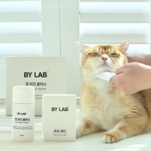 바이랩 캣피지클리너 고양이 턱드름 제거 블랙헤드 여드름 관리 티슈 세정제