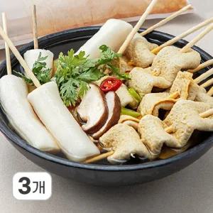 부산 꼬치어묵물떡 3팩 세트(총 꼬치어묵30개+물떡9개+소스6개)