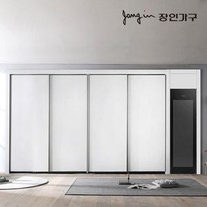 장인가구 단테 모던 스타일러 슬라이딩 붙박이장 300cm